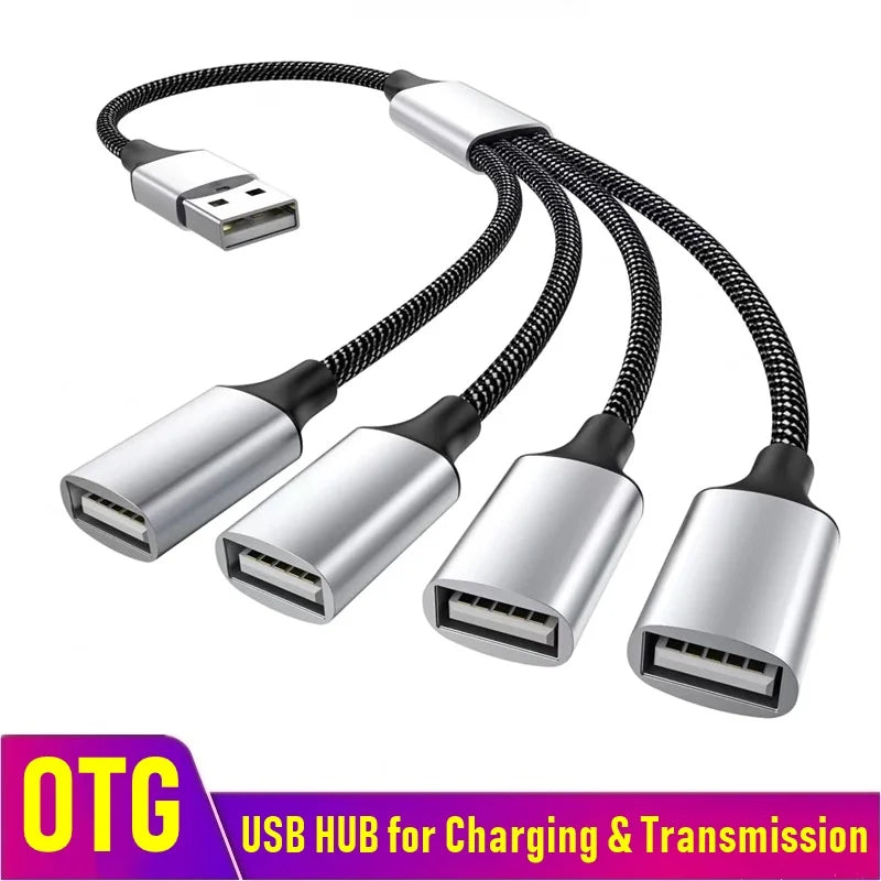Hub USB Type-C 4 porte con supporto SSD 2.5" - Trasferimento dati veloce