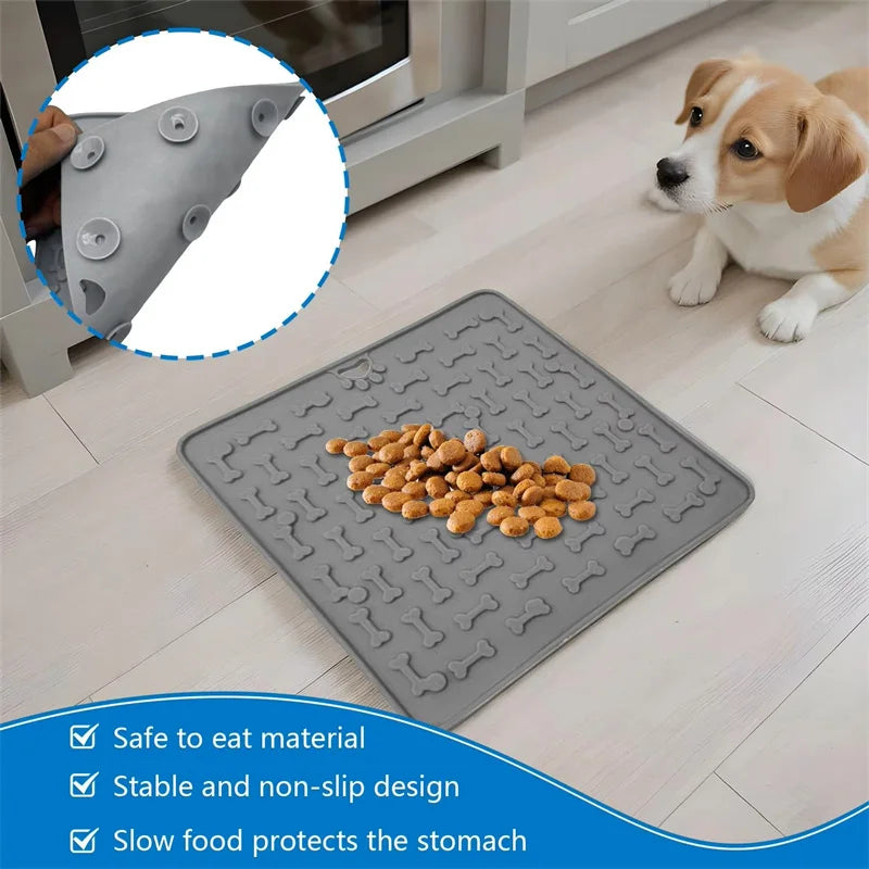 Tappetino in Silicone per Gatti e Cuccioli – Licking Mat Anti‑soffocamento