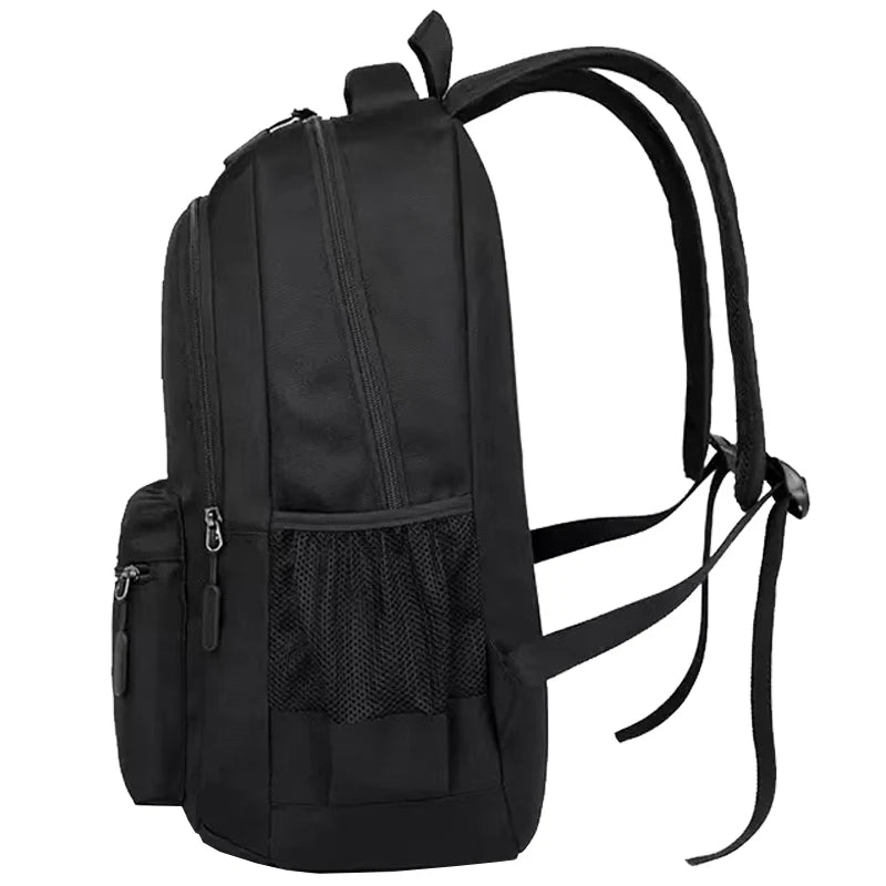 Nouveau sac à dos noir tendance, sac décontracté pour l'école, les trajets quotidiens, les sorties en plein air et les cadeaux de festival