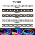 Striscia LED RGB WS2812B 5V, 30-144 LED/m, IP30/65/67, Tagliabile