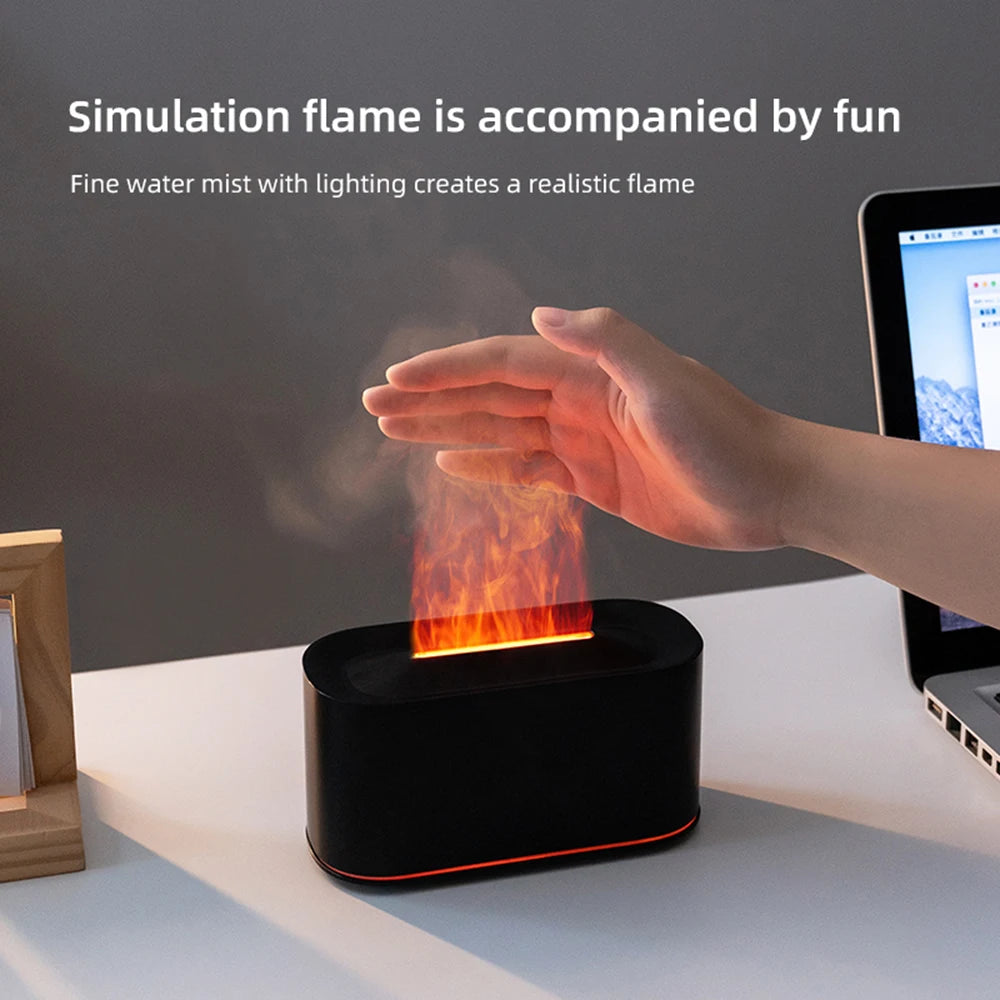 Diffusore a fuoco con vapore colorato - Umidificatore per aromaterapia