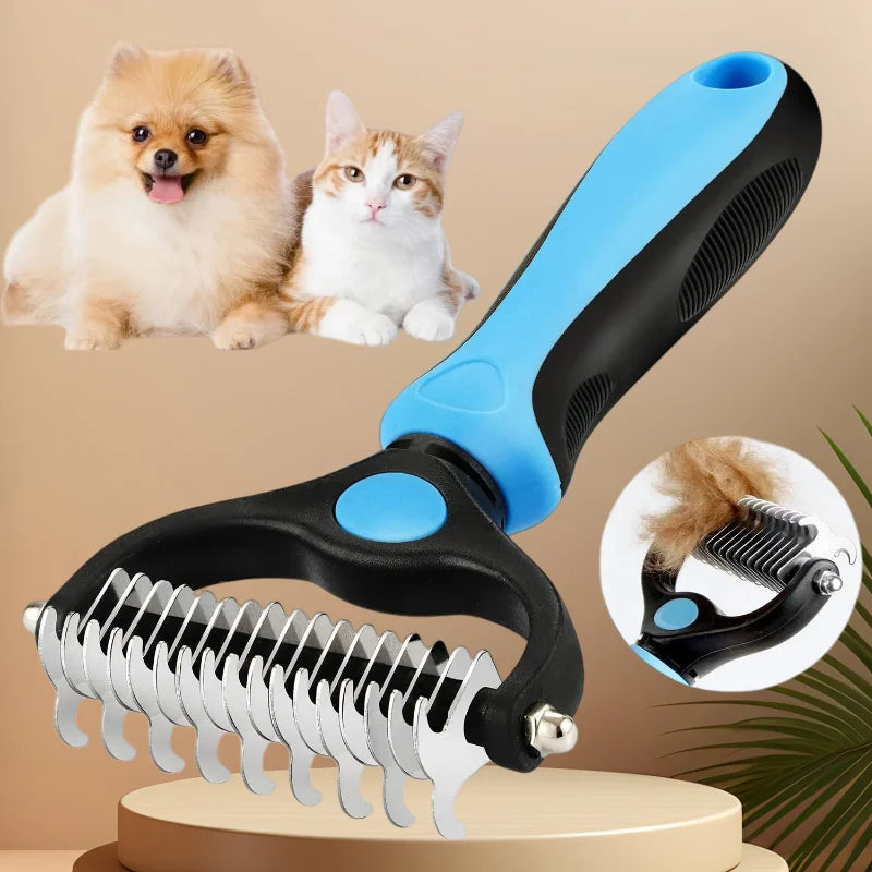 Spazzola professionale anti-pelo per cani e gatti - Rimuove peli e nodi