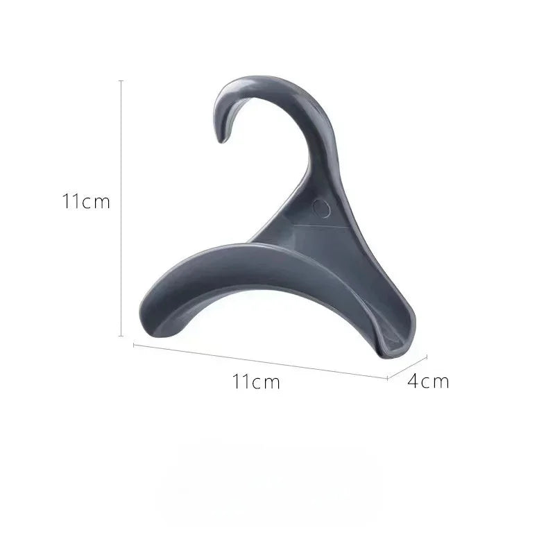 Gancio appendiabagagli in plastica per armadio – set da 1, 5 o 10 pezzi