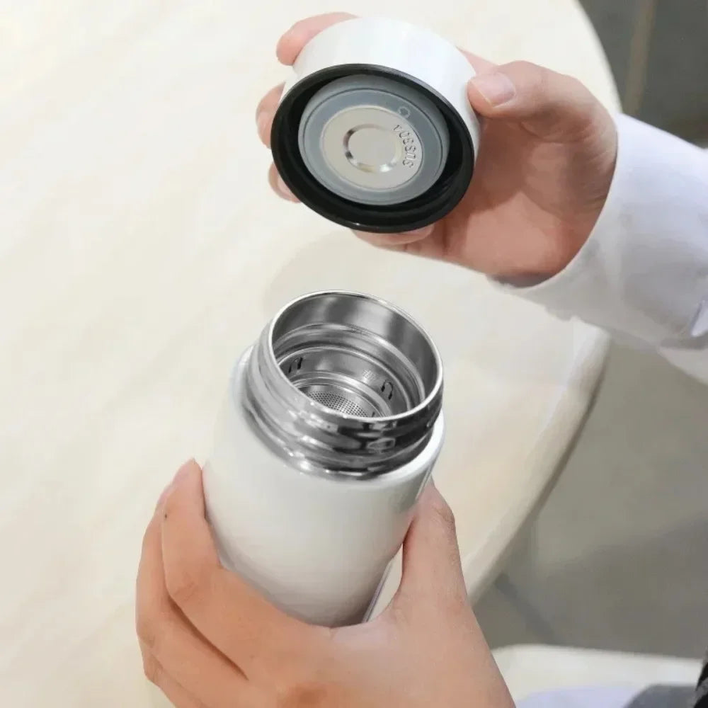 Bottiglia termica in acciaio inox 200 ml – Vacuo doppio strato, anti‑perdita