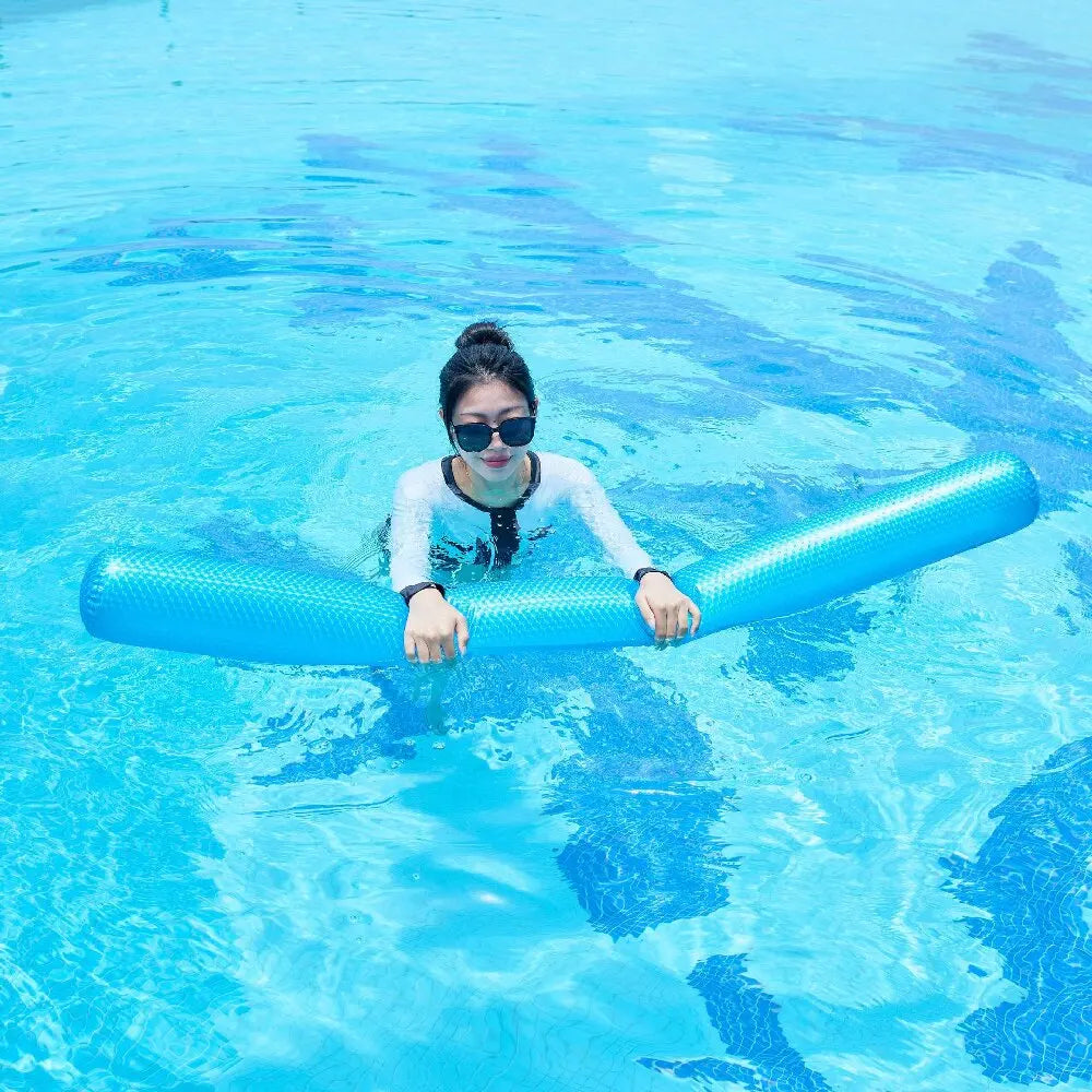 Rooxin Inflatable Swim Stick Pool Float Stick Swim Ring Tube Water Floating Ring Water Hammock Swimming Circle Pool Beach Float