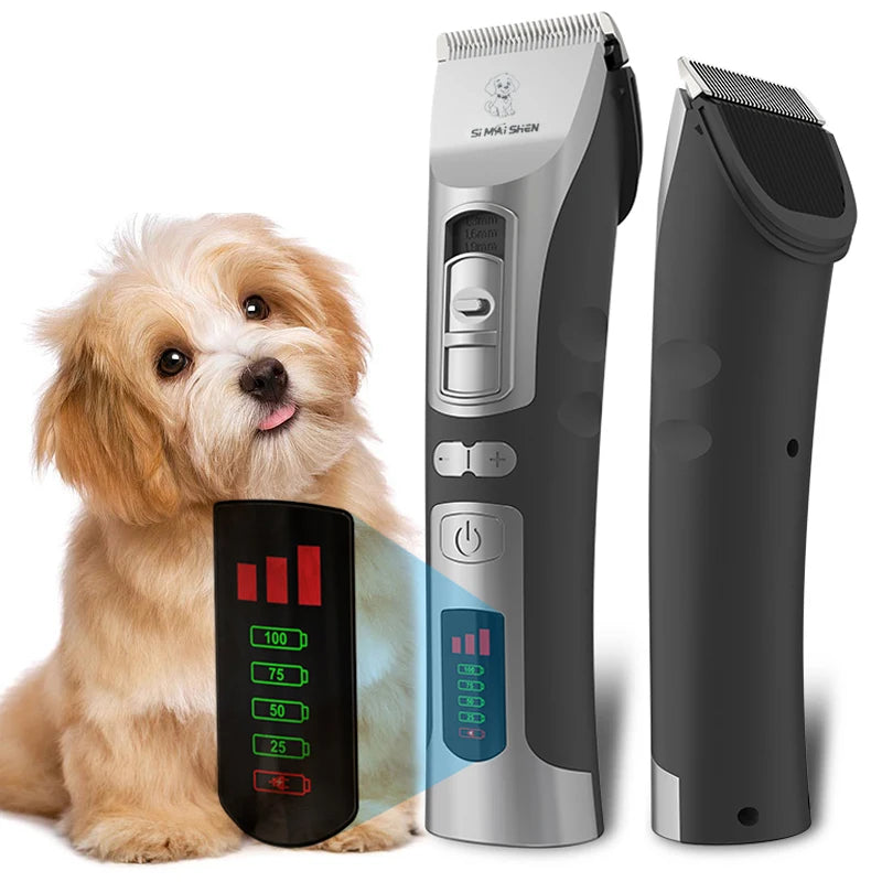 Toelettatura Professionale per Cani - Tagliacapelli Ricaricabile con Lame in…