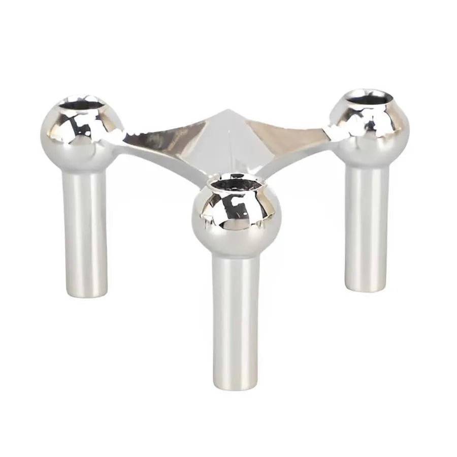 Modular Metal Candle Holder Interconnectable Geometric Candelabra for Stick Skinny Home Dining Table Decor Wedding Centerpiece