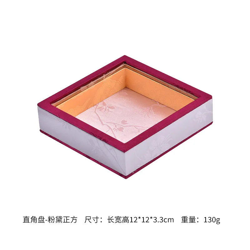Boîte à bijoux en bois massif, coffret de rangement de luxe pour bagues et boucles d'oreilles, présentoir rétro pour colliers et bracelets, vitrine de joaillier.