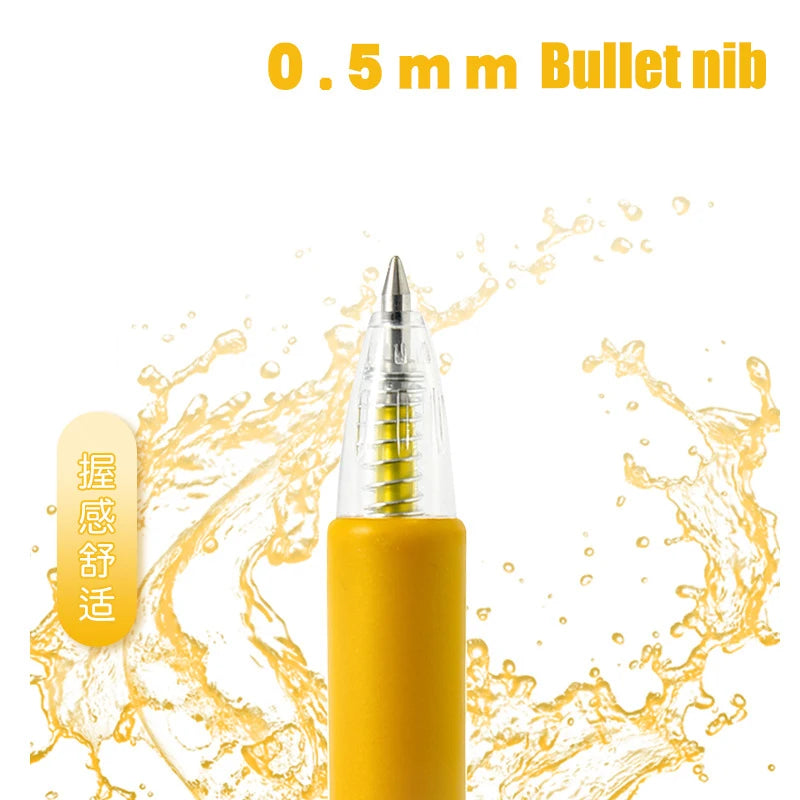 Set di Penne Gel Kawaii Colorate 0.5 mm, cancellabili, per scuola e ufficio