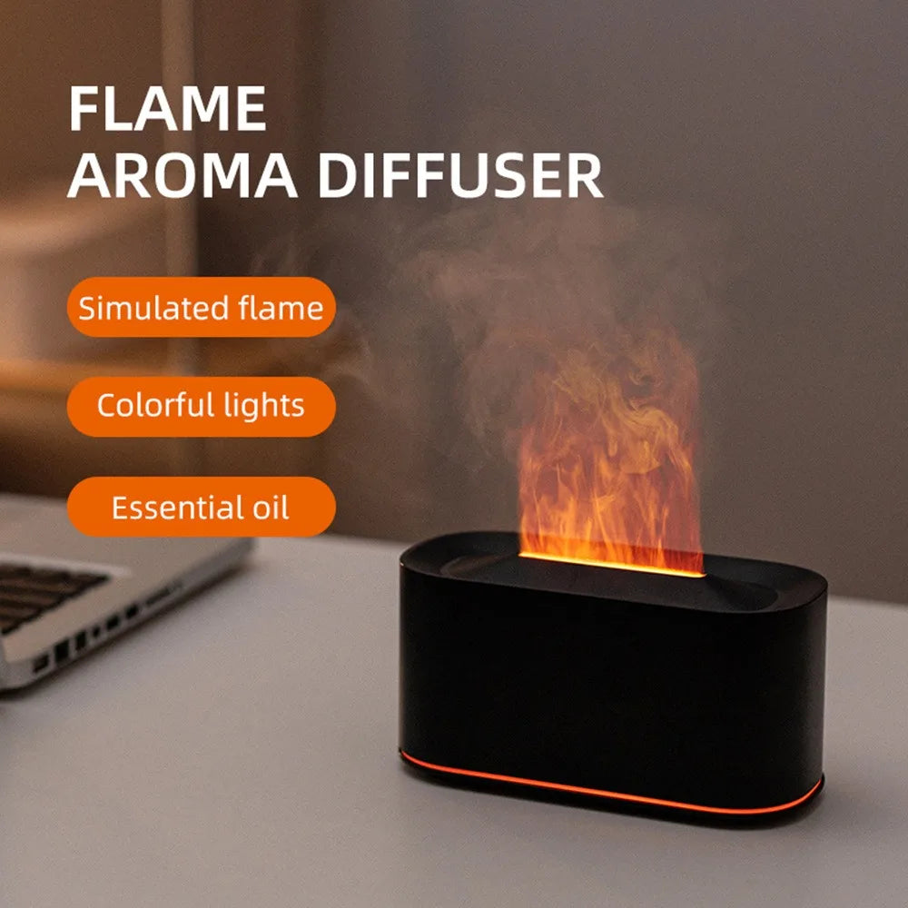 Diffusore a fuoco con vapore colorato - Umidificatore per aromaterapia