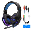 Cuffie da gioco cablate con LED, microfono retrattile e ANC