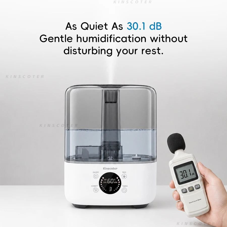 Umidificatore d'aria da tavolo 5 L ad ultrasuoni con controllo touch e…