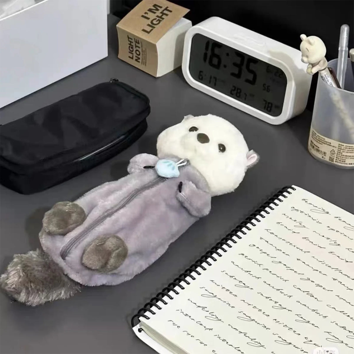 Portapenne in peluche a forma di nutrice – grande capacità, design kawaii