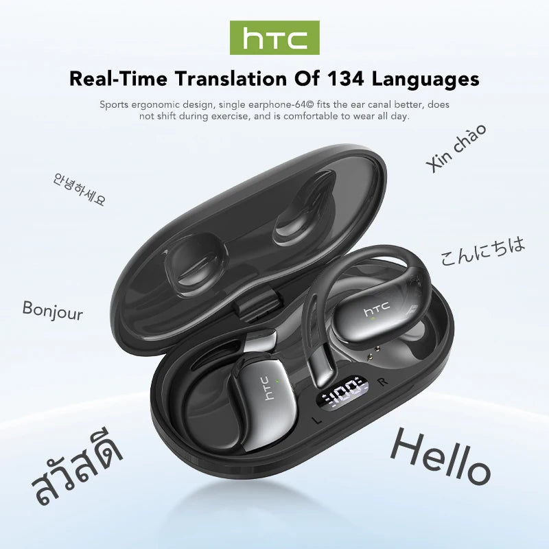 Cuffie Bluetooth 30h con cancellazione rumore, indicatore batteria e touch