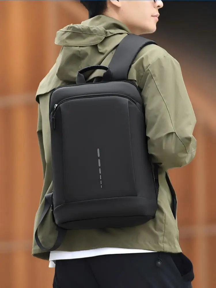 Sac à dos homme imperméable léger 20-35L pliable pour ordinateur portable 15,6"