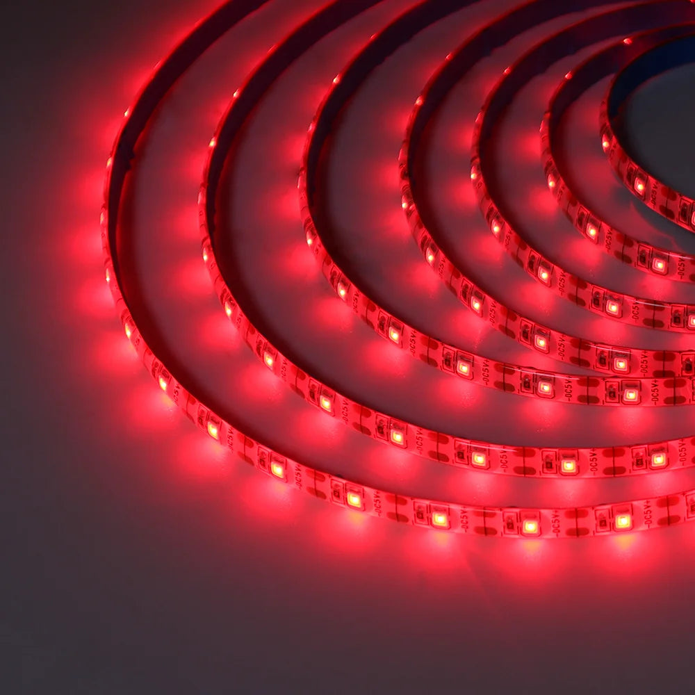 Striscia LED USB 5V SMD 2835, 60 LED/m, colori RGB, flessibile, 1‑5 m