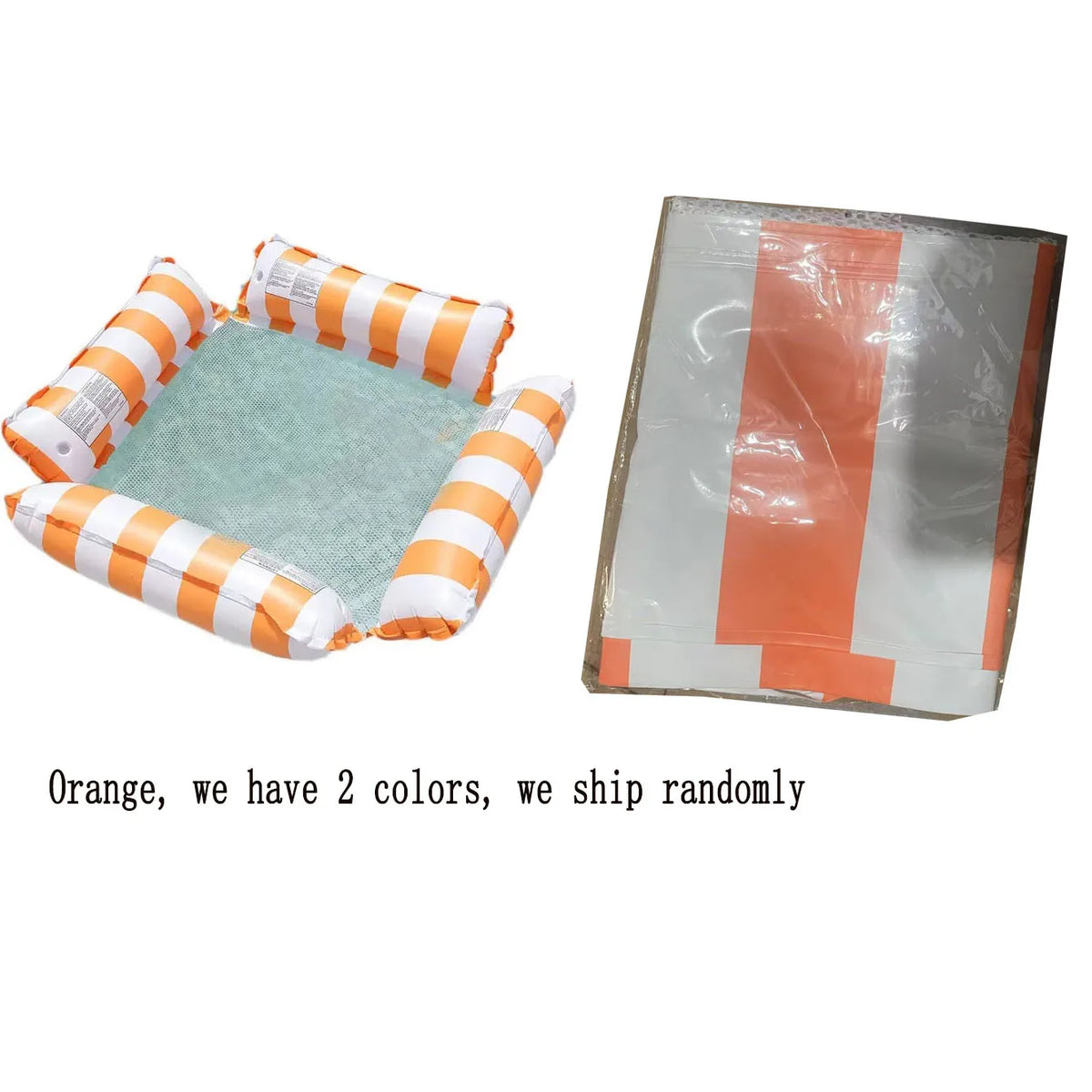 New Water Hammock Recliner Inflatable Floating Swimming Mattress Sea Swim Ring Swimming Pool Party Toy Recliner Swimming