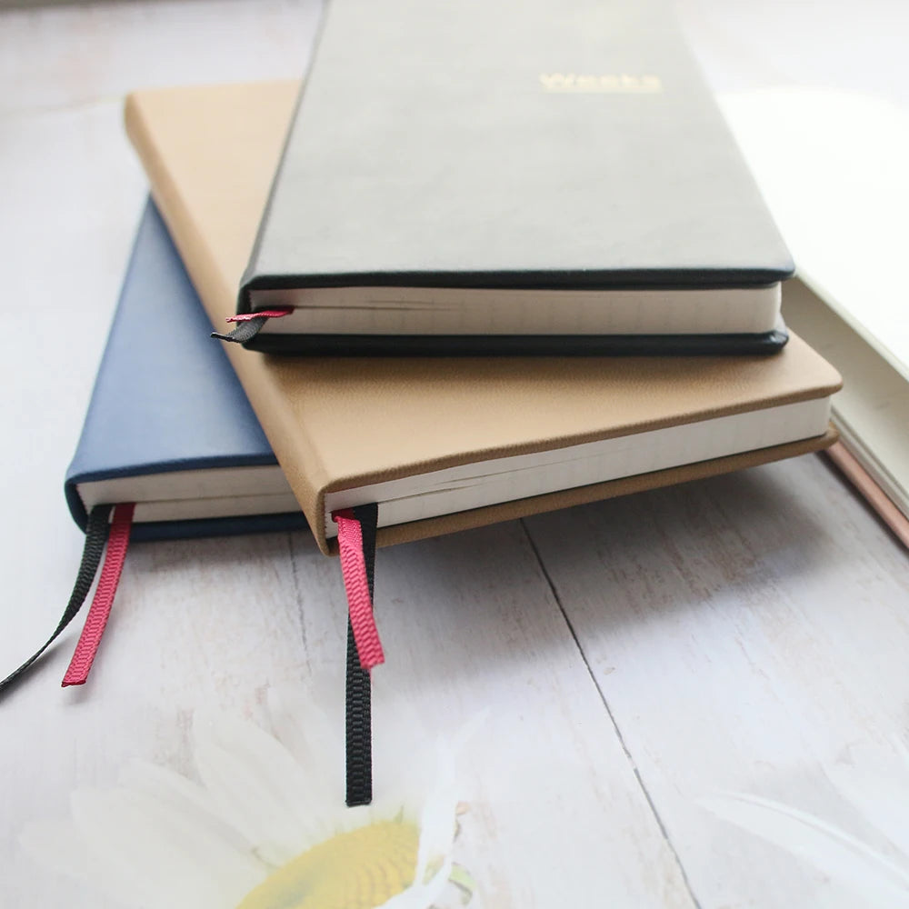 Fromthenon PU Leather Weekly Plan Travelers Notebook Journal Planner Weeks Cover Student Office Stationery Supplies