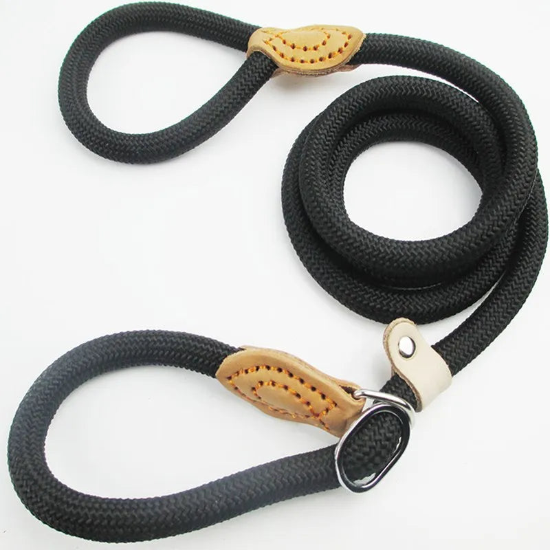 Guinzaglio a corda scorrevole in nylon rinforzato, regolabile per cani di…