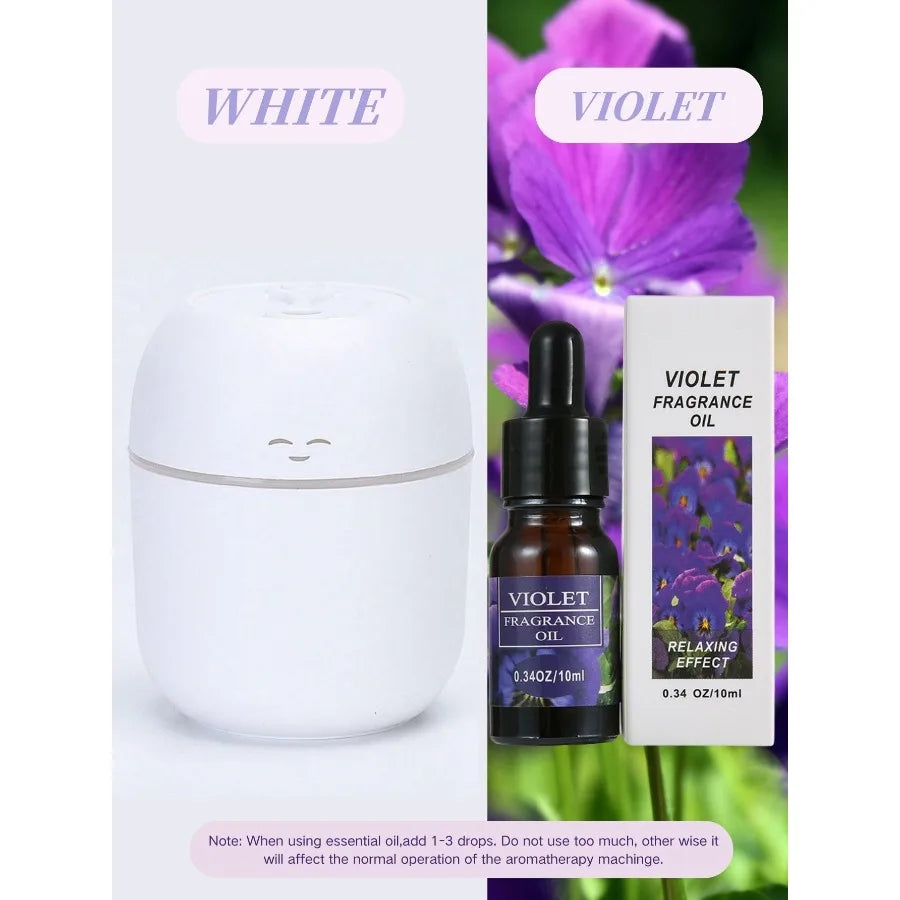 Diffusore USB Mini Aroma da 220 ml con Luce LED e Spegnimento Automatico