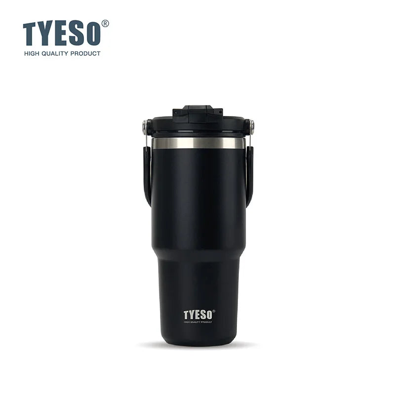 Thermos in acciaio inox 600‑1200 ml con doppio isolamento e tappo multifunzione