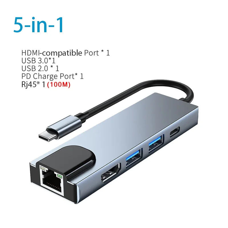 Hub USB‑C Thunderbolt 3 11‑in‑1 con HDMI 4K, PD 87 W e pulsante privacy