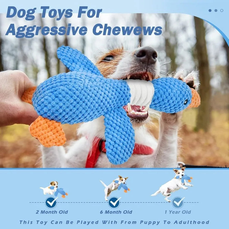 Gioco di peluche interattivo per cani e gatti – masticabile, suono e crinkly