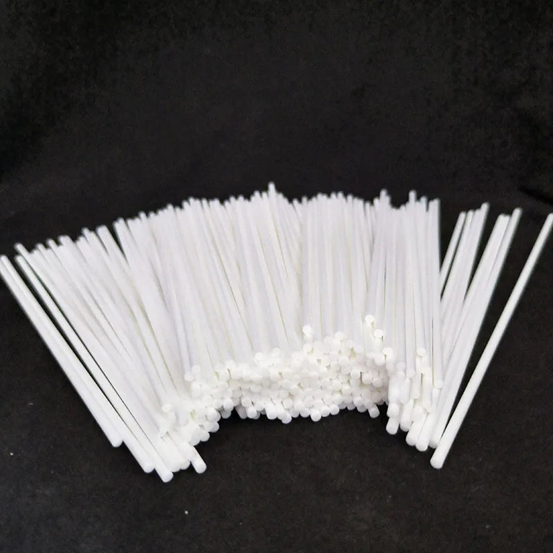 50pcs/100pcs per Lot Fiber Reed Diffuser Sticks 3mmx20cm Rattan Home Fragrance Aromatherapy Sticks Lasting for Office Bedroom