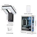 Lampada da parete solare LED pieghevole 120°, impermeabile con sensore di…