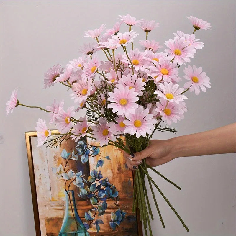 Bouquet di margherite artificiali 50 cm – 1/2/3 pezzi per decorazioni casa e…