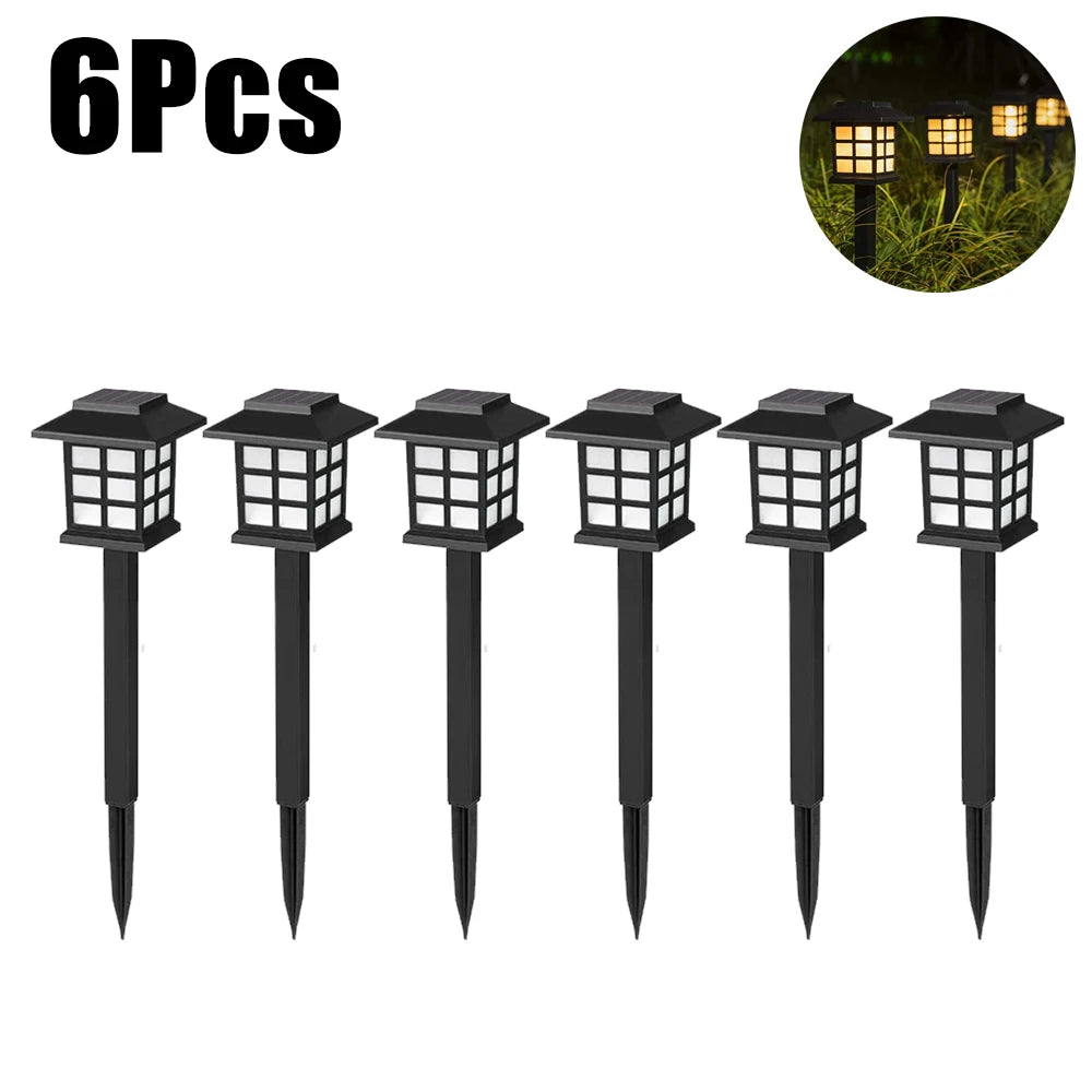 1/2/4/6/8/12 lampes solaires LED pour allée, éclairage extérieur étanche pour jardin, décoration de rue pour paysage, cour, patio, allée de garage