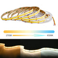 Striscia LED COB CCT 5 m, 608 LED/m, dimmabile 12‑24 V, temperatura colore…
