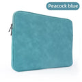 PU Sheepskin Leather Fabric Waterproof Leather 9.7-15.6 inch Tablet PC Carrying Case Protective Notebook Shockproof Cover