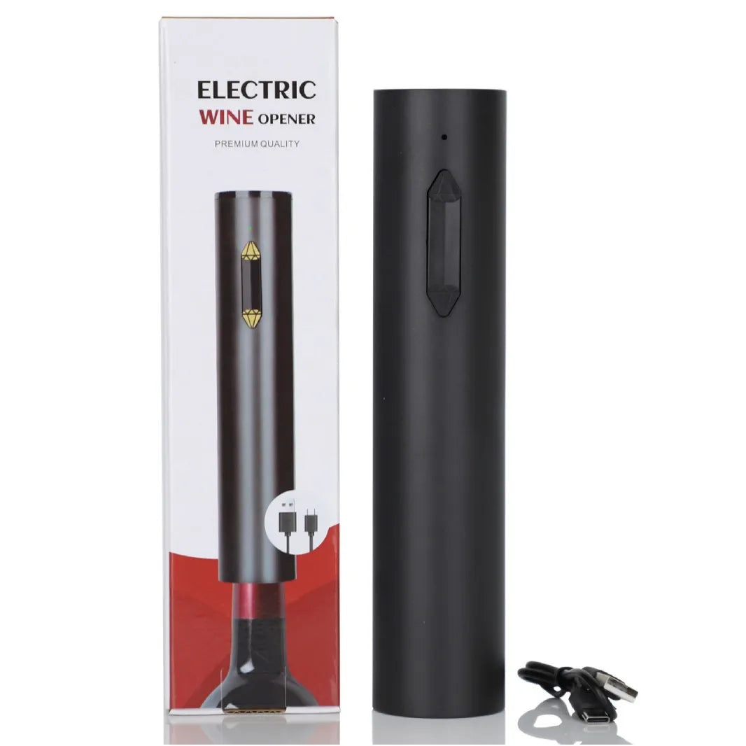 Apribottiglie Elettrico Ricaricabile con Cavatappi Automatico e Accessori