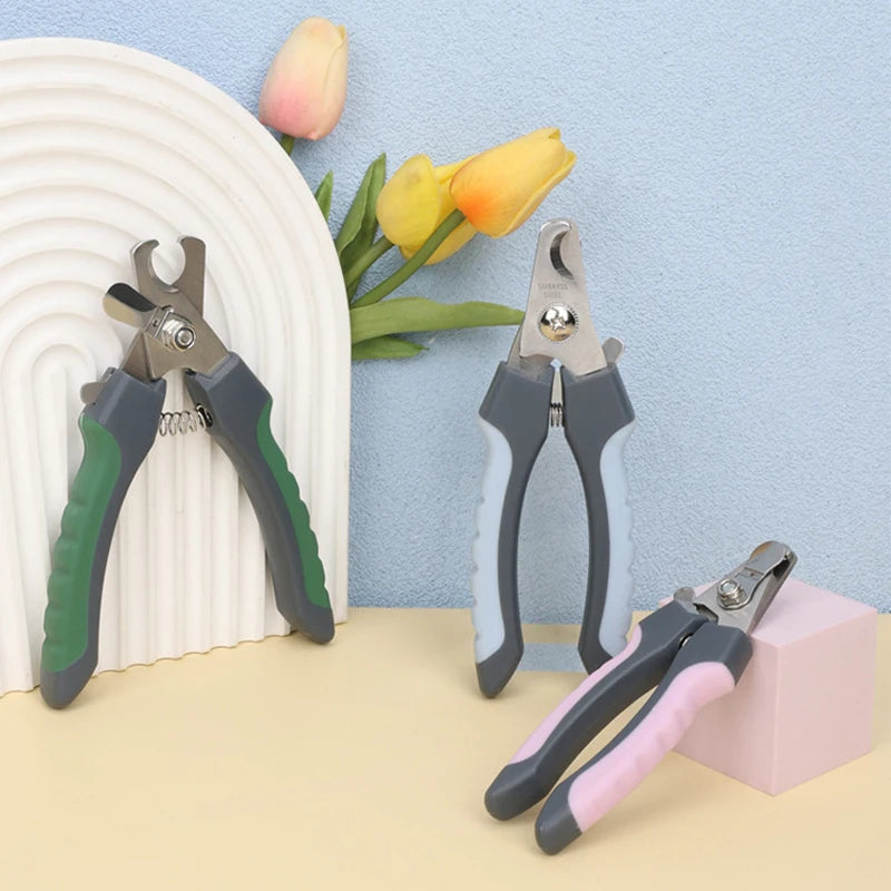 Tagliaunghie Professionale in Acciaio Inox per Cani, Gatti e Conigli