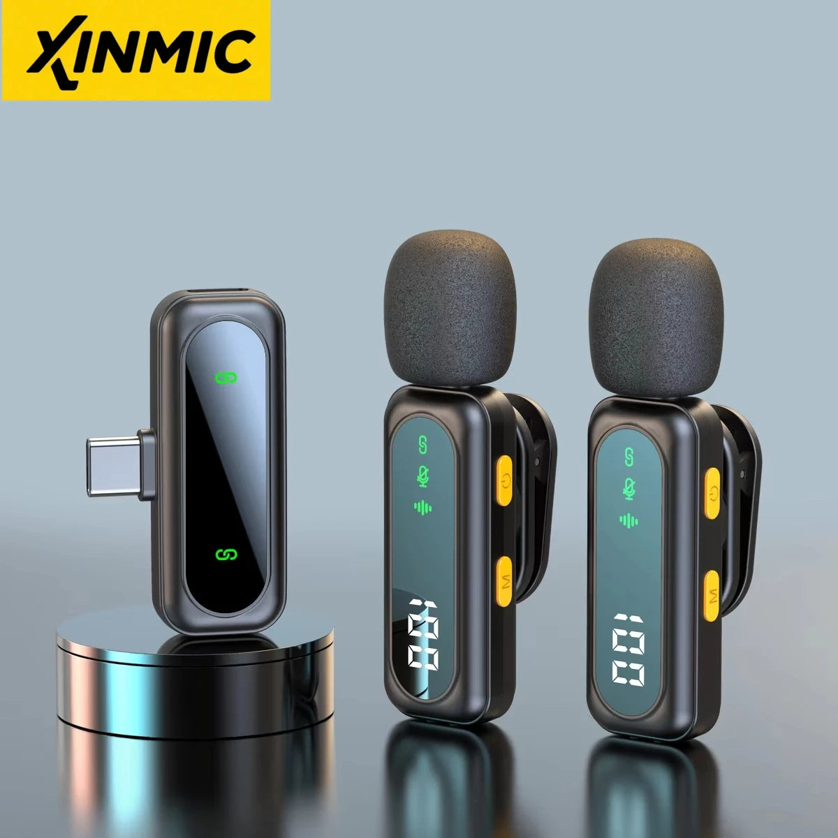 Microfono Lavalier Wireless Dual per iPhone e Android – Audio Cristallino