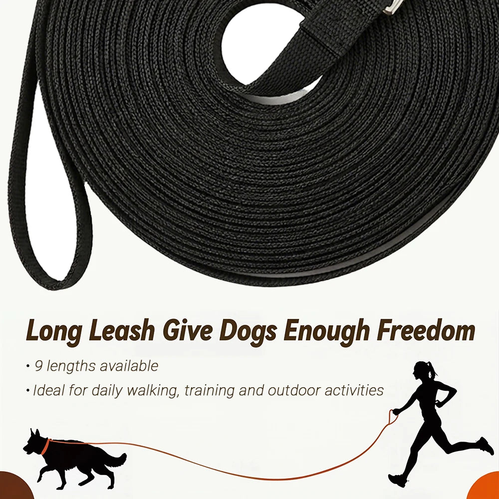 Guinzaglio in Nylon per Cani e Gatti – 1,5‑50 m, Resistente e Lungo per…
