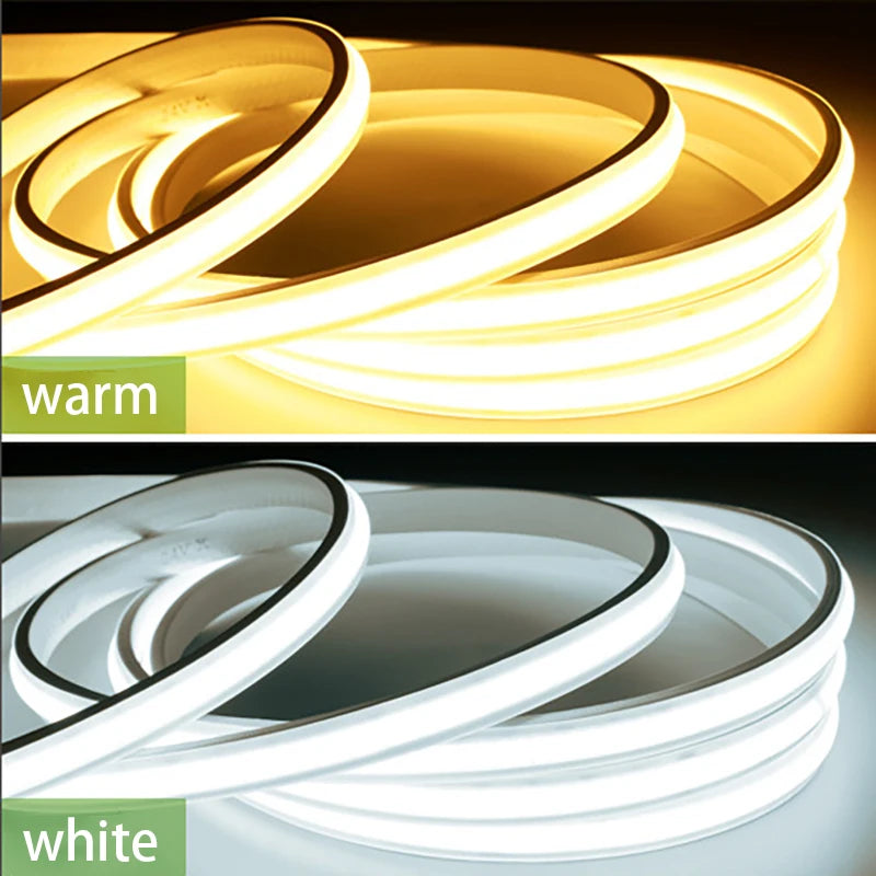 Striscia LED COB 220V alta luminosità – Flessibile per camera, cucina e…