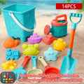 Set da 10/14/16 pezzi di giochi da spiaggia per bambini: secchiello, pala,…