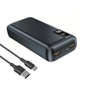 Power Bank Portatile 50000 mAh con Ricarica Rapida 22,5 W QC‑PD3.0 USB‑C