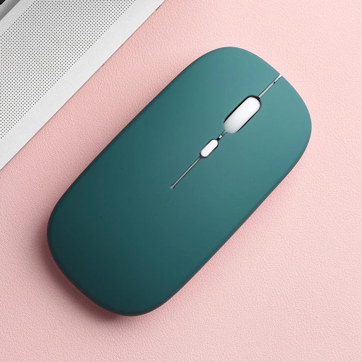 Mouse wireless Bluetooth silenzioso 1600 DPI, 4 tasti, compatibile laptop e…