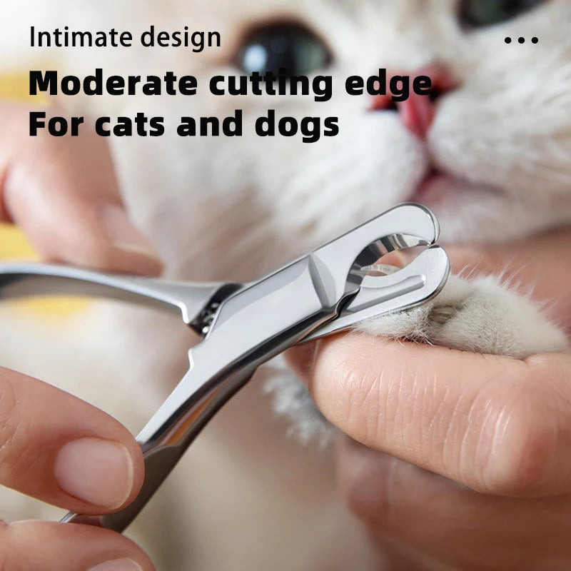 Tagliaunghie in acciaio inox per cani e gatti – ergonomico e preciso