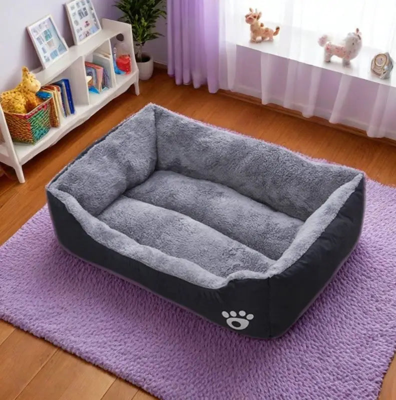 Cuccia Plush per Cani - Letto Non Scivoloso e Resistente, Taglie S-XL