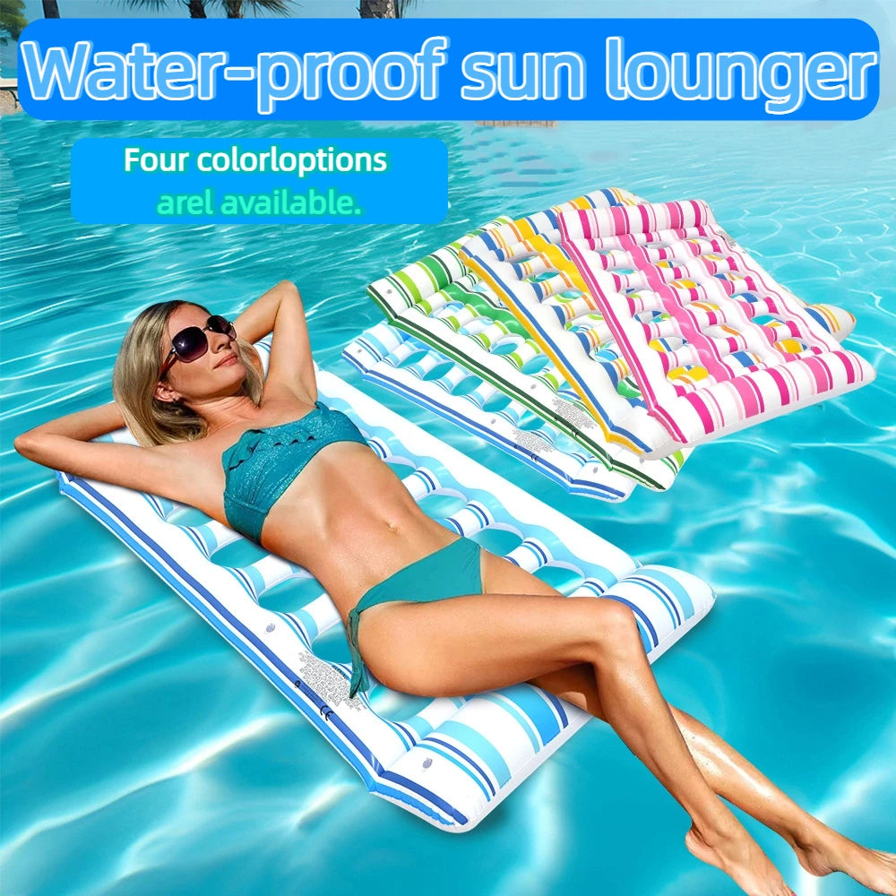 Materasso gonfiabile in PVC per piscina e spiaggia – lettino galleggiante…