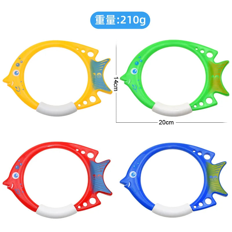 Kids Summer Shark Rocket Throwing Toy Swimming Pool Dive Game Water Fun Games Pool Toys Baby Water Educational Bath Toys Gifts