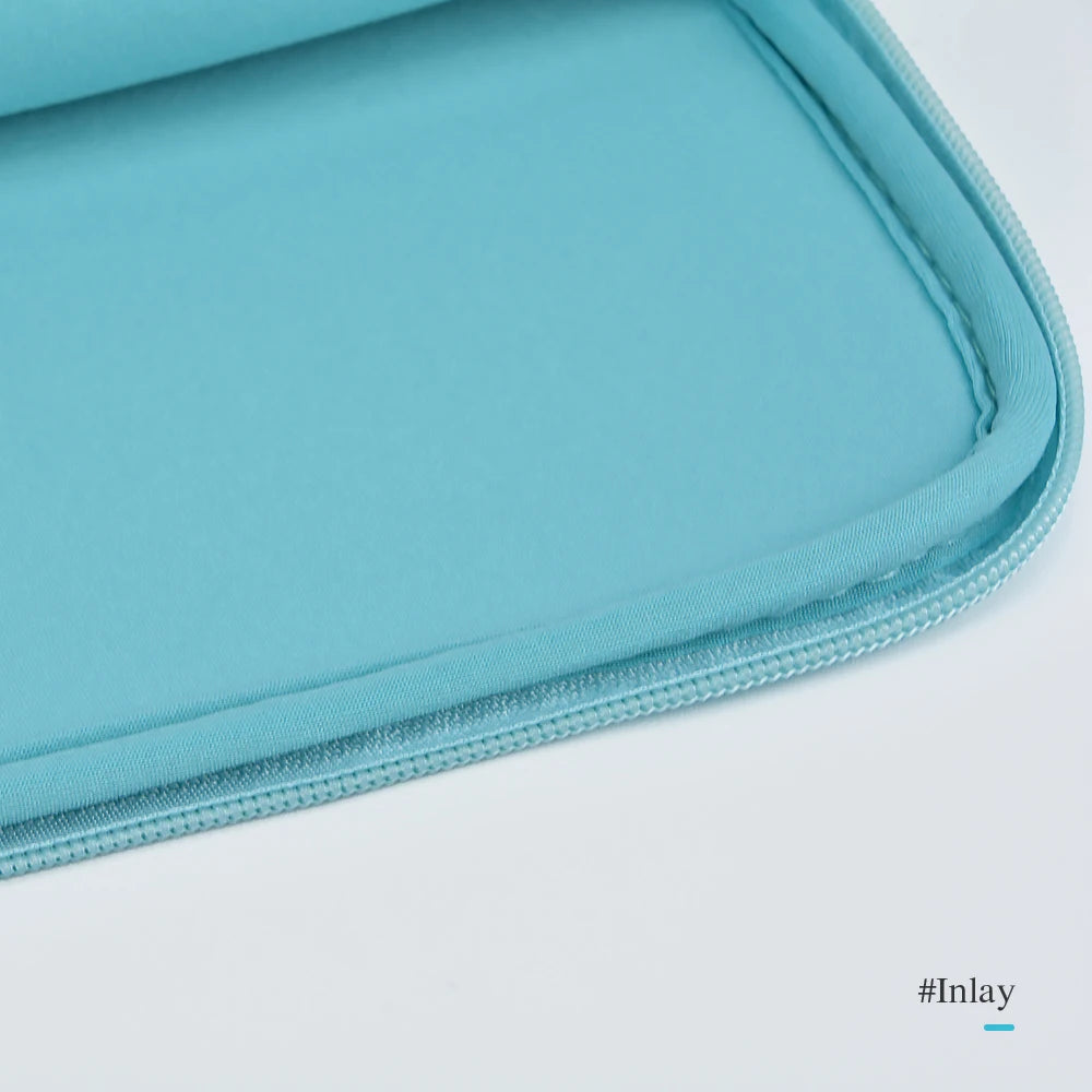 Soft Cotton Laptop Sleeve Bag Case For Notebook Tablet Cover 11" 12" 13" 15" 15.6" For Macbook Retina 13 Xiaomi Huawei HP Dell