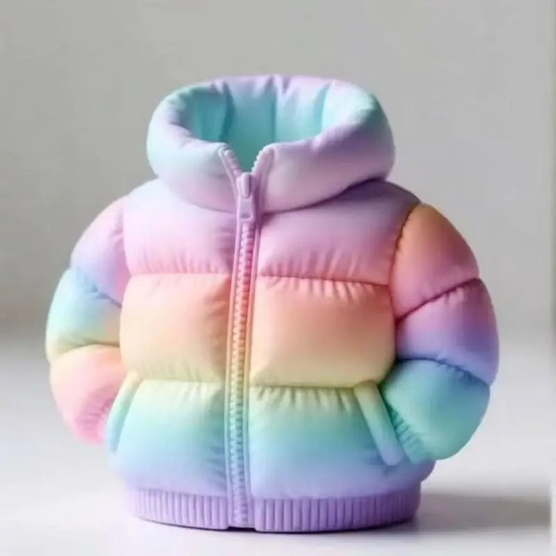 3D Puffer Jacket Shape Pen Holders,Cute Creative Stand-Up Storage Pen Pouch for Desk & Office
