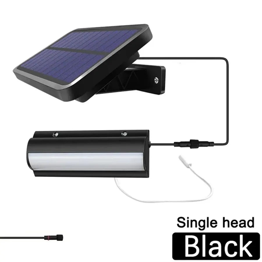 Lampada solare con interruttore a filo, LED bianco/caldo, 3 m, IP65