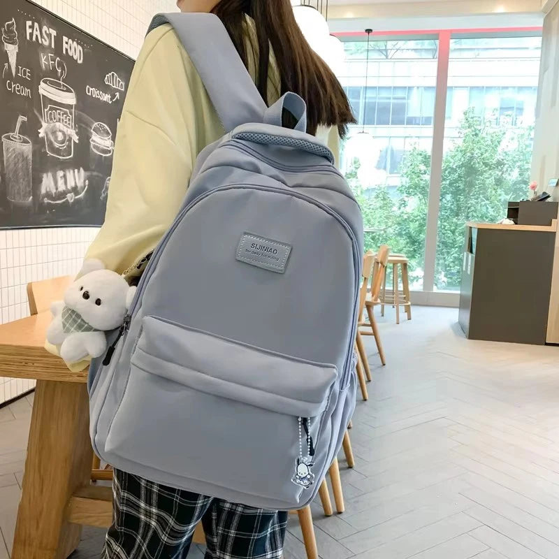 Sac à dos universitaire imperméable de 35 L, design unisexe et grande capacité