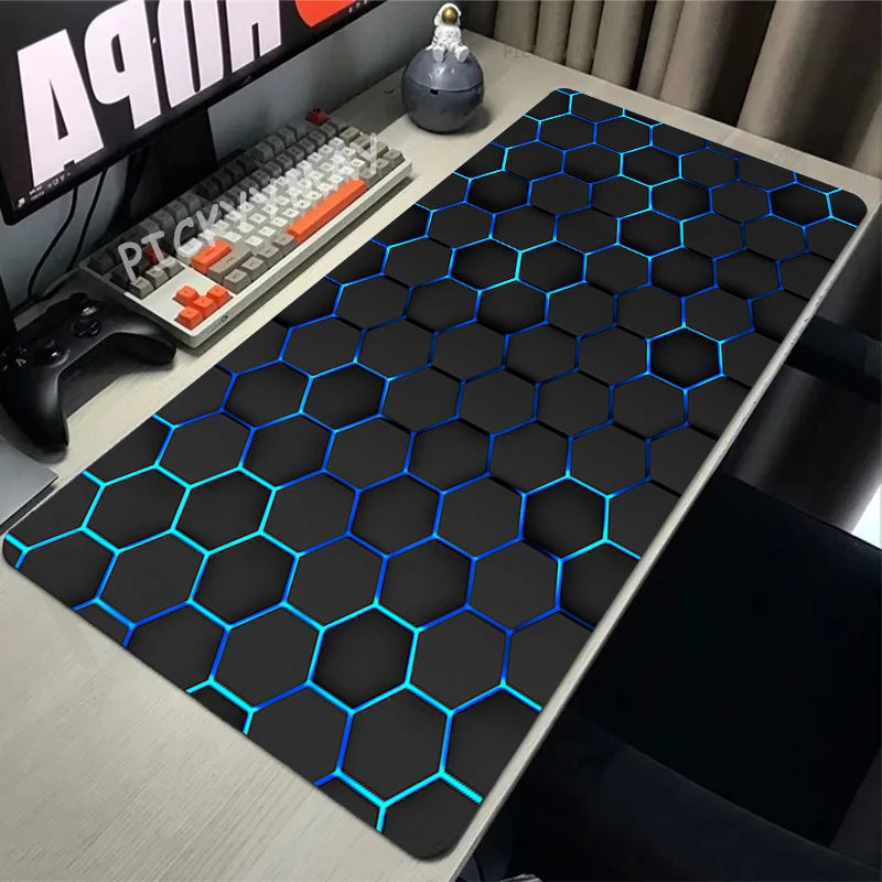Tappetino per Mouse XXL da Scrivania Design Geometrico Minimal